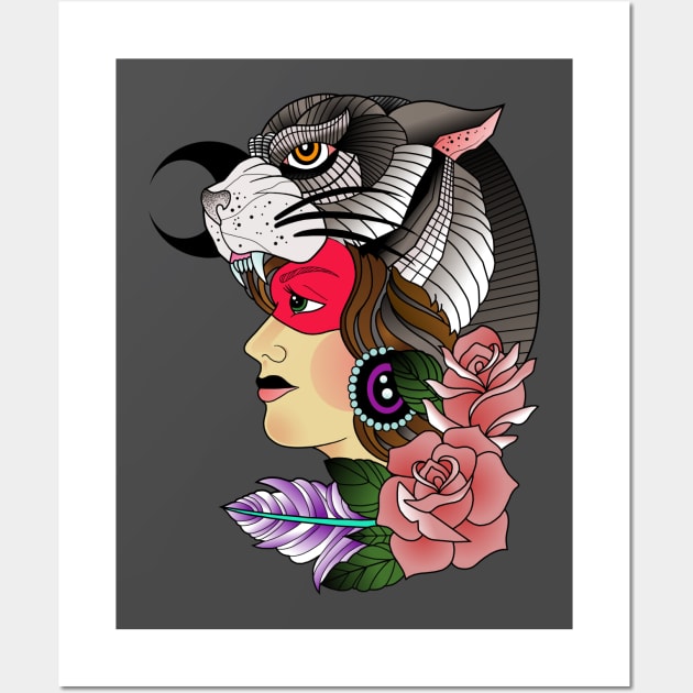 Gypsy Woman Wall Art by art_of_josh